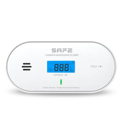 Detektor oxidu uhoľnatého SAFE 10YDCO-RF