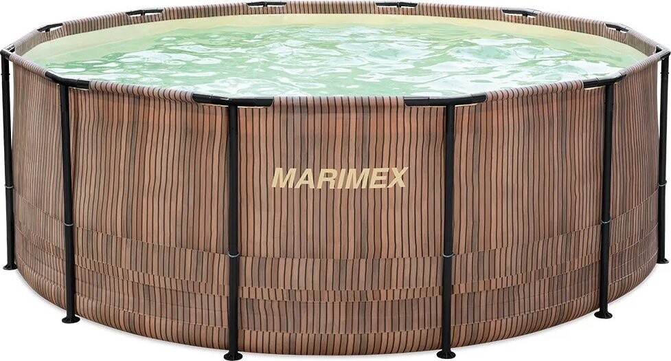 MARIMEX Bazén s konštrukciou Florida 3,66 × 1,22 m so skimmerom – motív TEAK