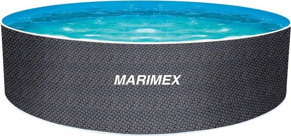 MARIMEX Bazén s konštrukciou Orlando 3,66 × 0,91 m fólia, skimmer – motív RATAN