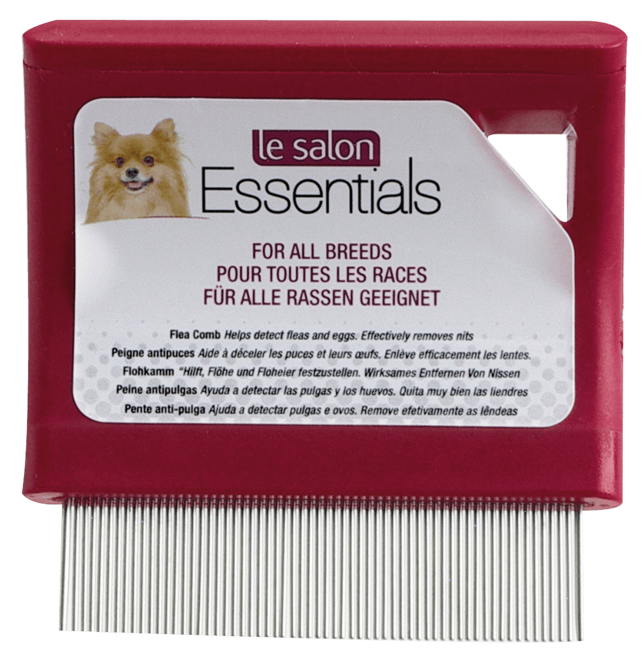 LE SALON Hrebeň Essentials na blchy jemný