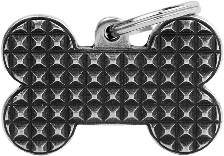 Známka My Family BRONX kosť veľká Studs