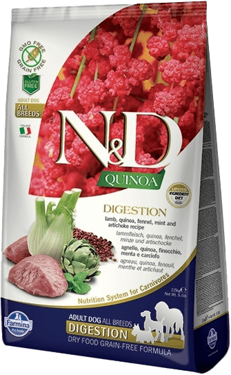 ND Dog Quinoa Digestion jahňa 2,5 kg