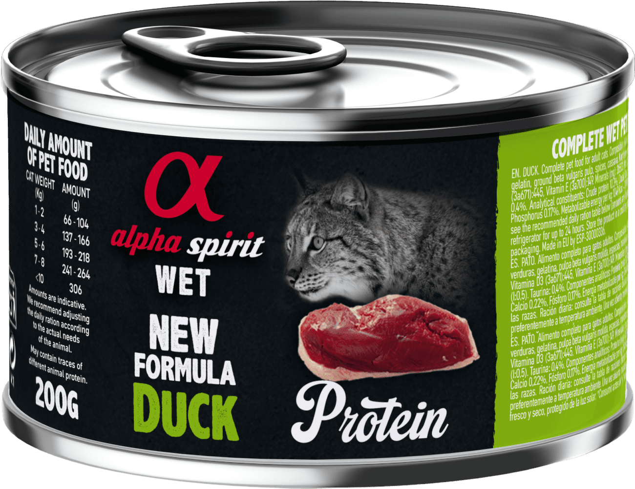 Alpha Spirit Cat Adult Duck Protein 200g