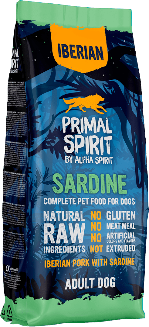 Primal Spirit Dog Ibérkse bravčové zo sardinkami 12kg