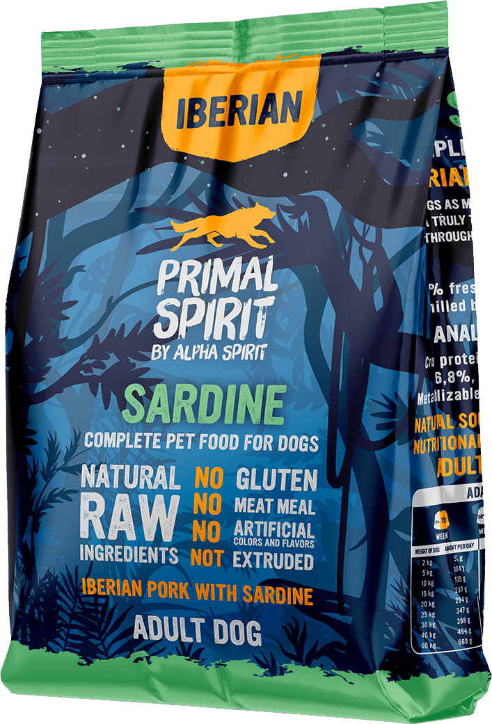 Primal Spirit Dog Ibérkse bravčové zo sardinkami 1kg