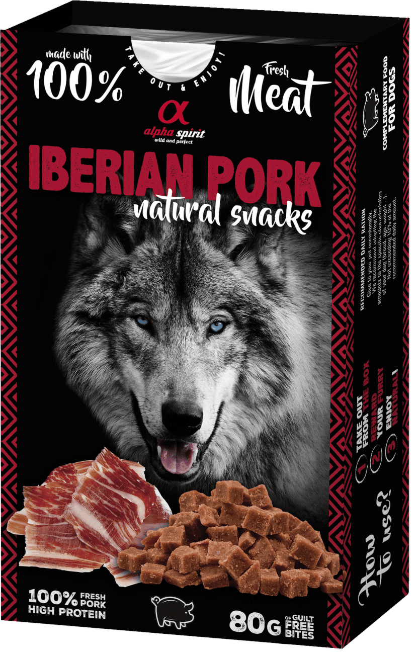 Alpha Spirit Dog Naturals Iberian Pork 80g
