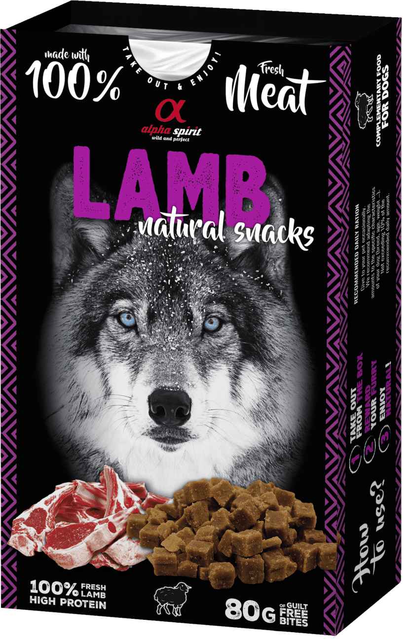 Alpha Spirit Dog Naturals Lamb 80g