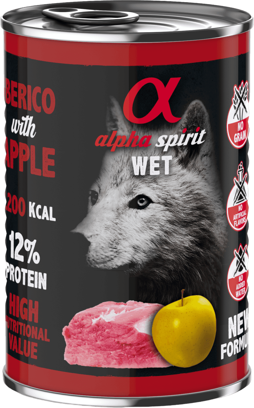 Alpha Spirit Dog Pork with Yellow Apple 400g