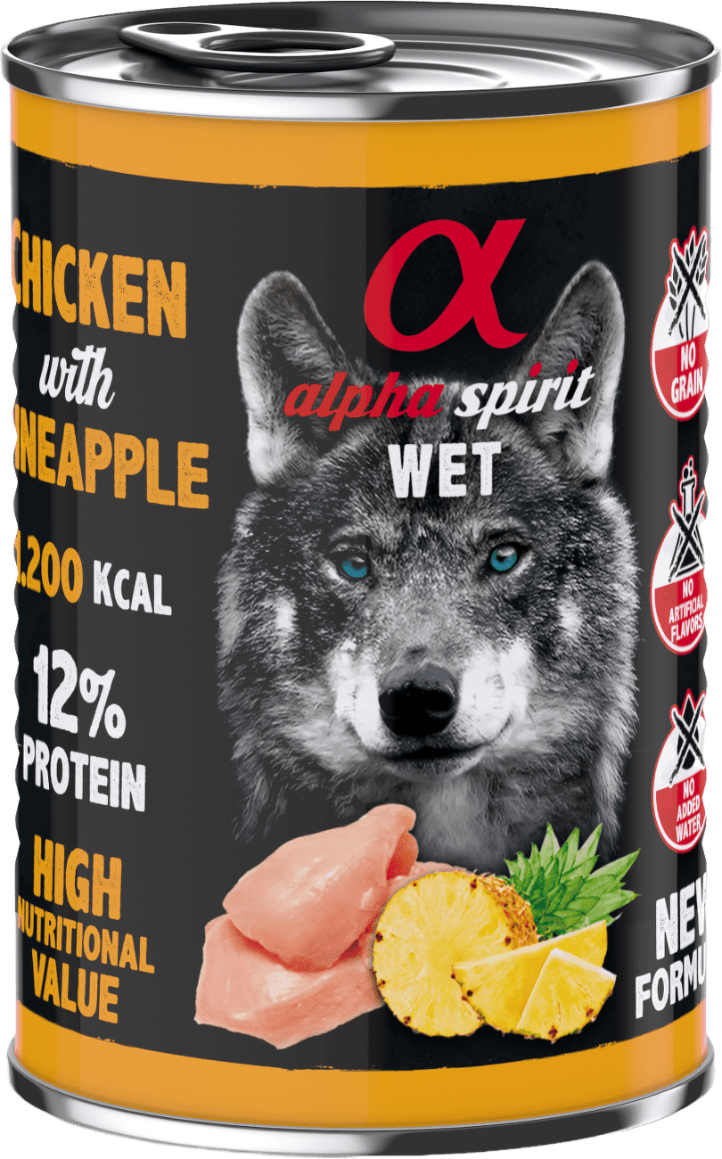 Alpha Spirit Dog Chicken & Pineapple 400g