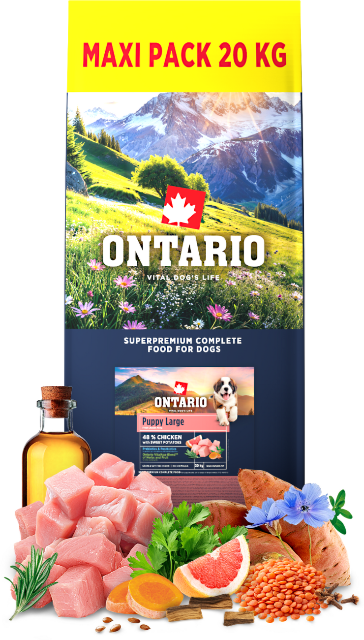 Ontario Puppy Large Chicken & Sweet Potatoes 20kg