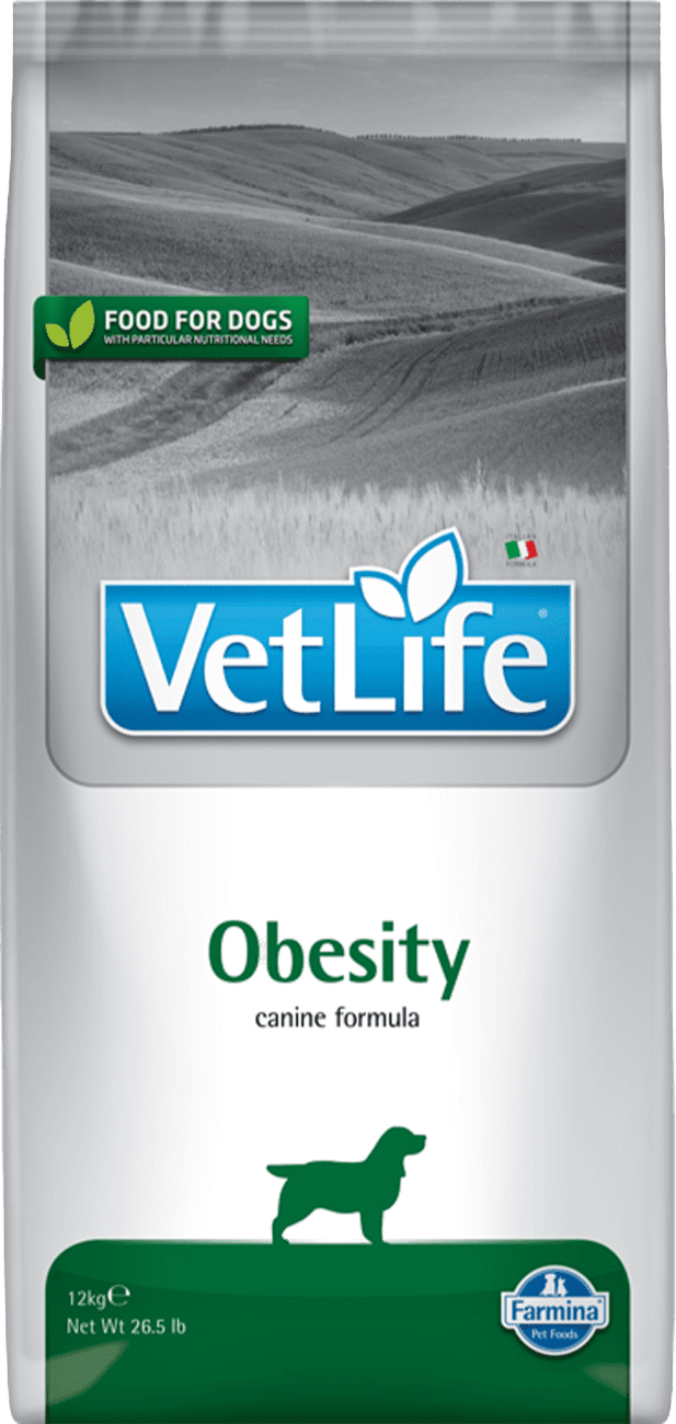 VetlifeE dog vet L. Obesity 12kg
