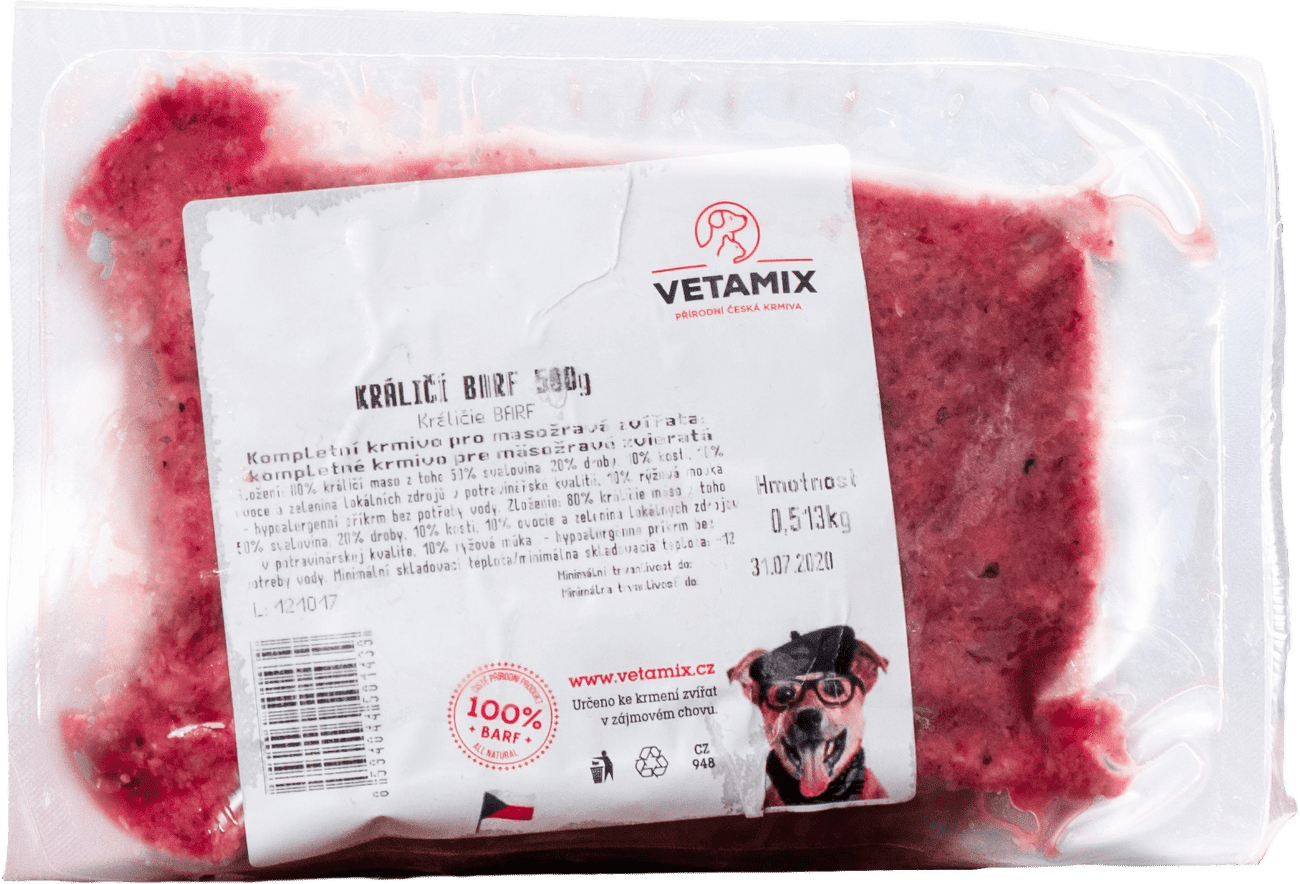 Barf Vetamix králičie 500g
