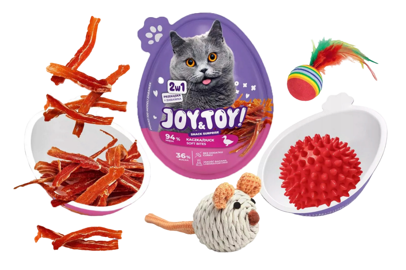 Vajíčko s prekvapením Joy&Toy pre mačky