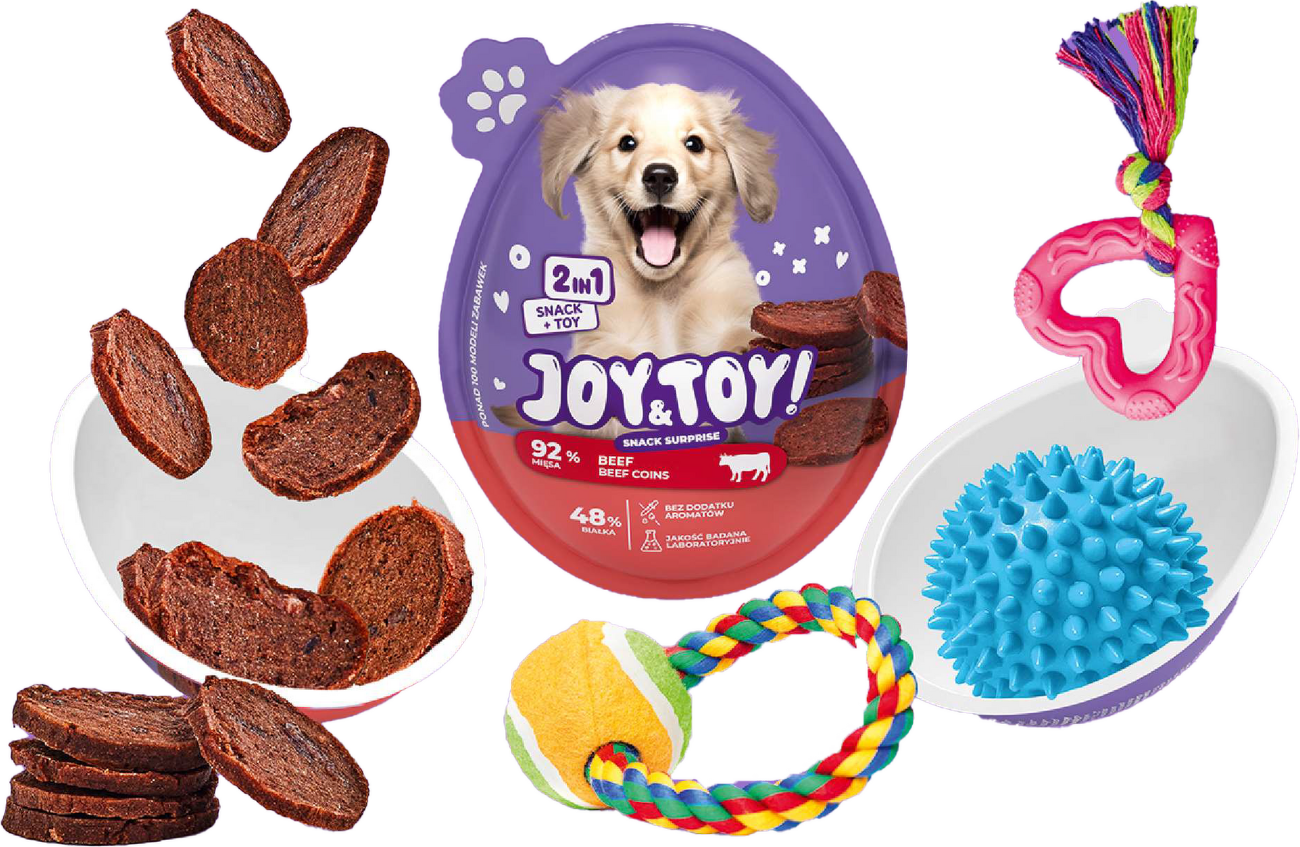 Vajíčko s prekvapením Joy&Toy pre psov