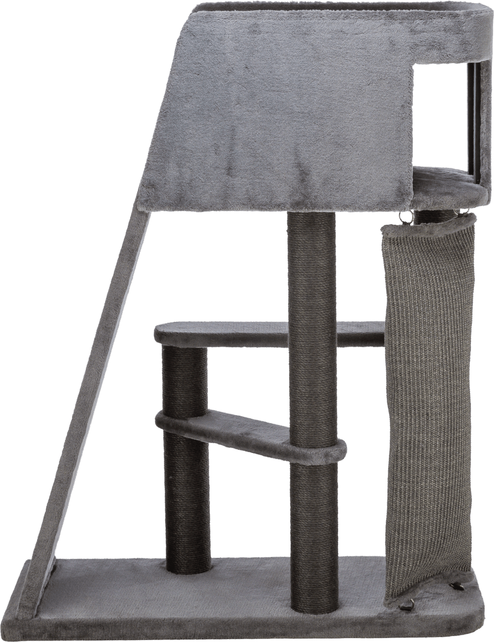 Škrabadlo Trixie Active s lezeckou rampou sivé 122cm