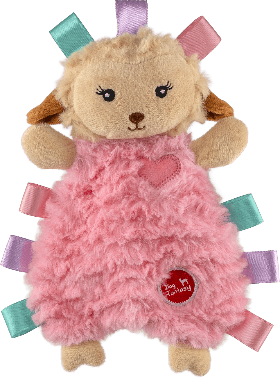 Hračka Dog Fantasy Cuddle ovečka ružová 20 cm