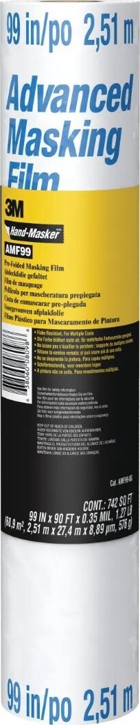 3M Hand-Masker Pokročilá maskovací fólie AMF99-8G, 2,51 m × 27,4 m, 1 role
