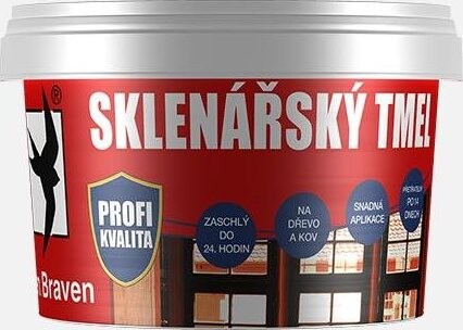 Den Braven – Sklenársky tmel, 1 kg, téglik RL no.0219