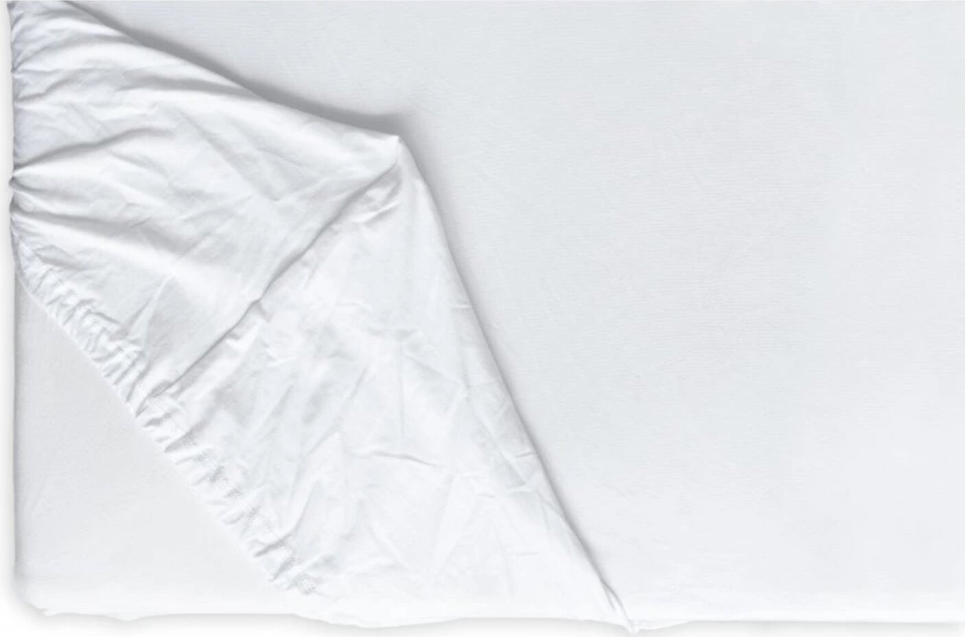 HEDDA Jersey Lycra premium prestieradlo biele, 180 × 200 cm