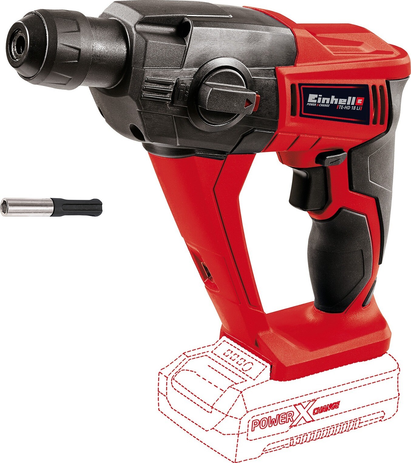 EINHELL Vŕtacie kladivo AKU TE-HD 18 Li-Solo, 4513812 (bez AKU)