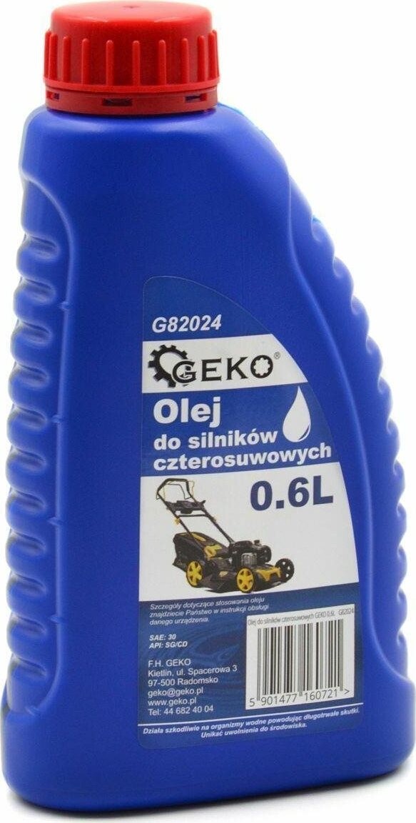 Geko olej pre štvortaktný motor kosačky kosy benzínové 0,6 l