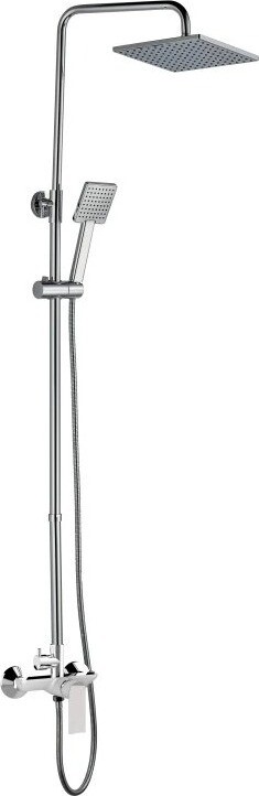 Mixxus Sprchový sloup s baterií Premium Alex 003-J, white chrom