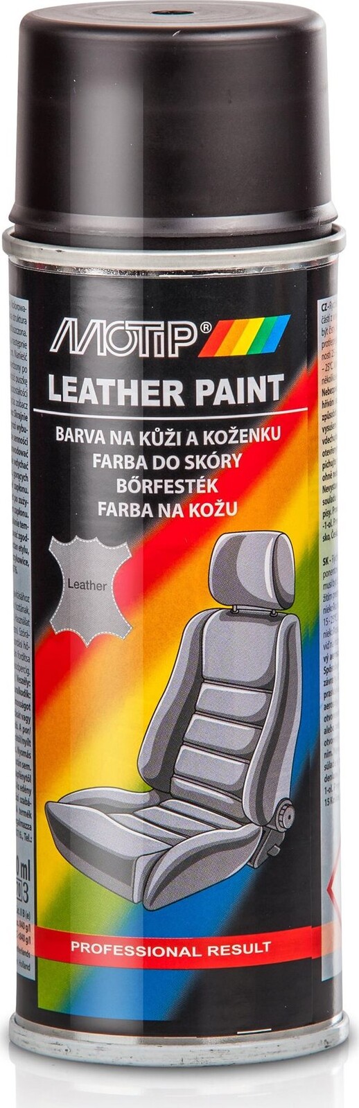 MOTIP Farba na kožu čierna 200 ml