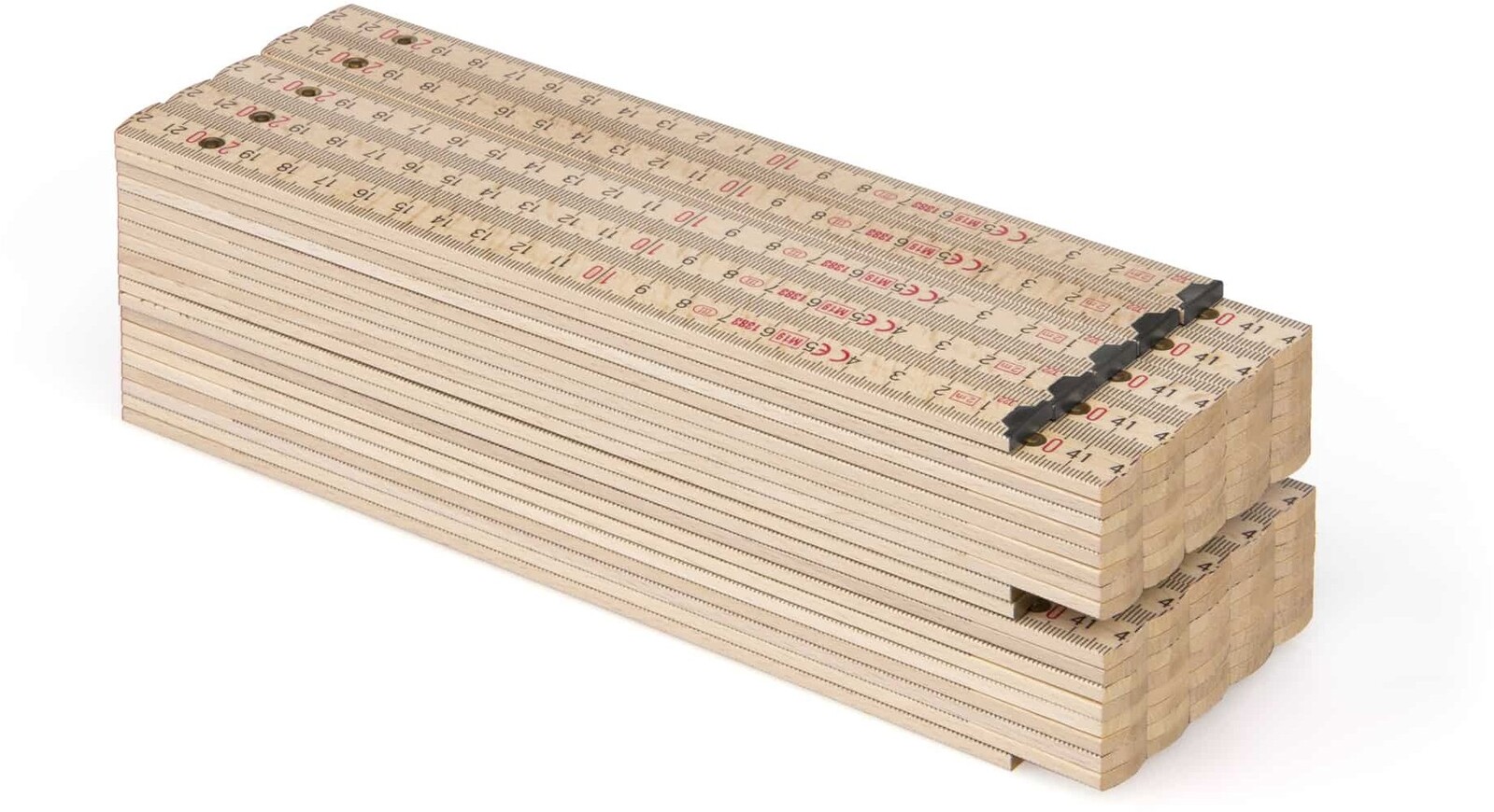 METRIE Block 72 skladací meter 2 m, prírodný, 10 ks