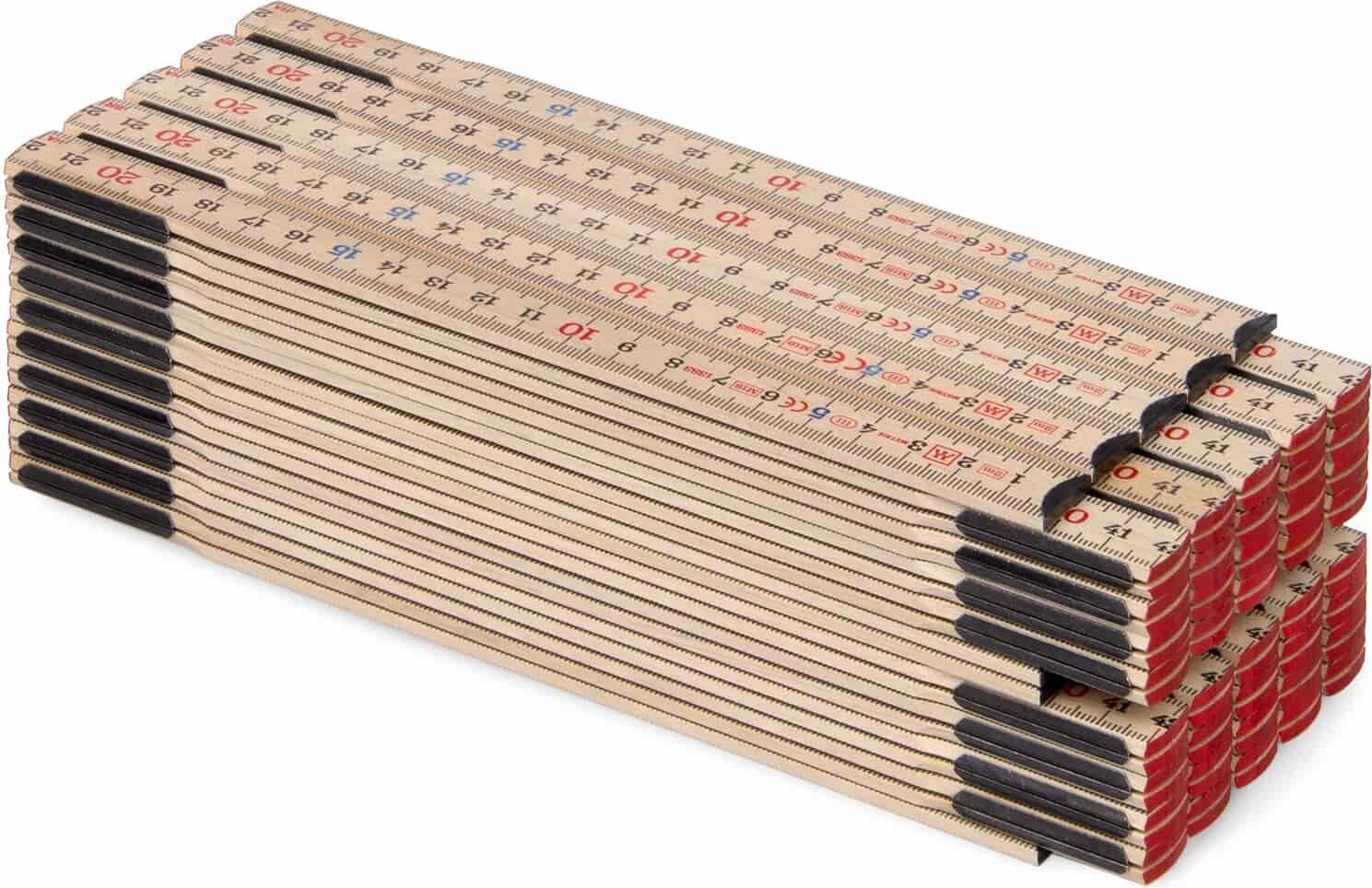METRIE Slimboy HB skladací meter 2 m, prírodný, 10 ks