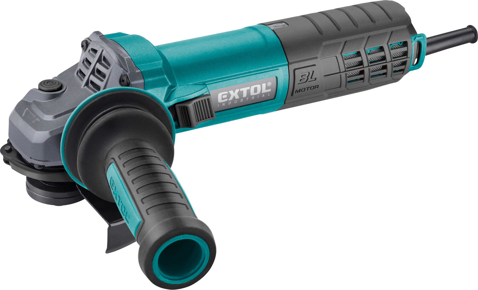 EXTOL INDUSTRIAL Brúska uhlová s reguláciou rýchlosti, 125 mm, 1550 W, 8792010