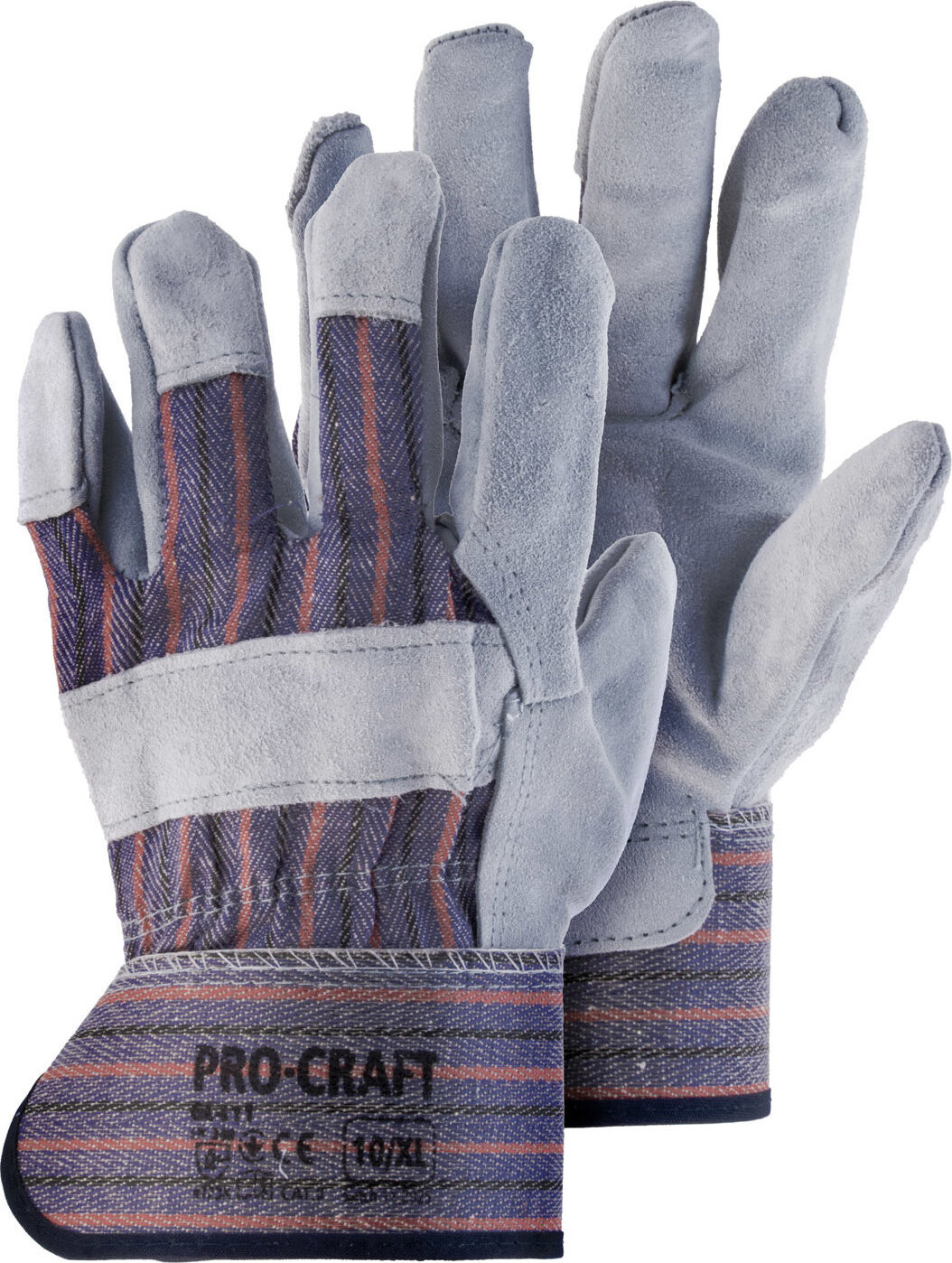 Procraft Pracovní rukavice kombinované kožené XL, GL-L11