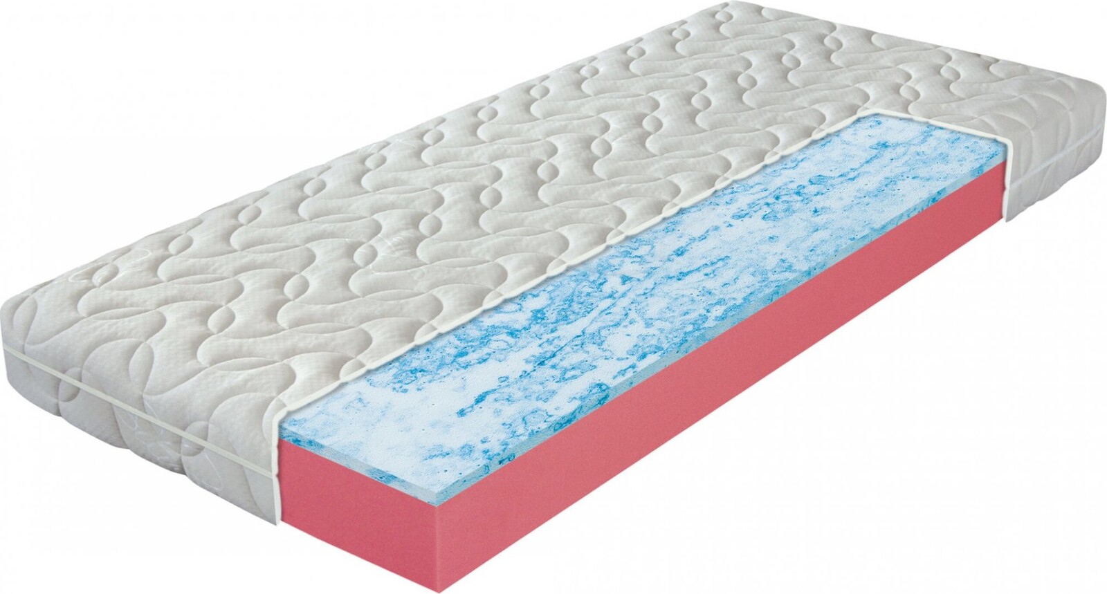 Pala Airgel Stone Antialergic, tuhý matrac s vyššou nosnosťou do 150 kg, 120 × 200 cm
