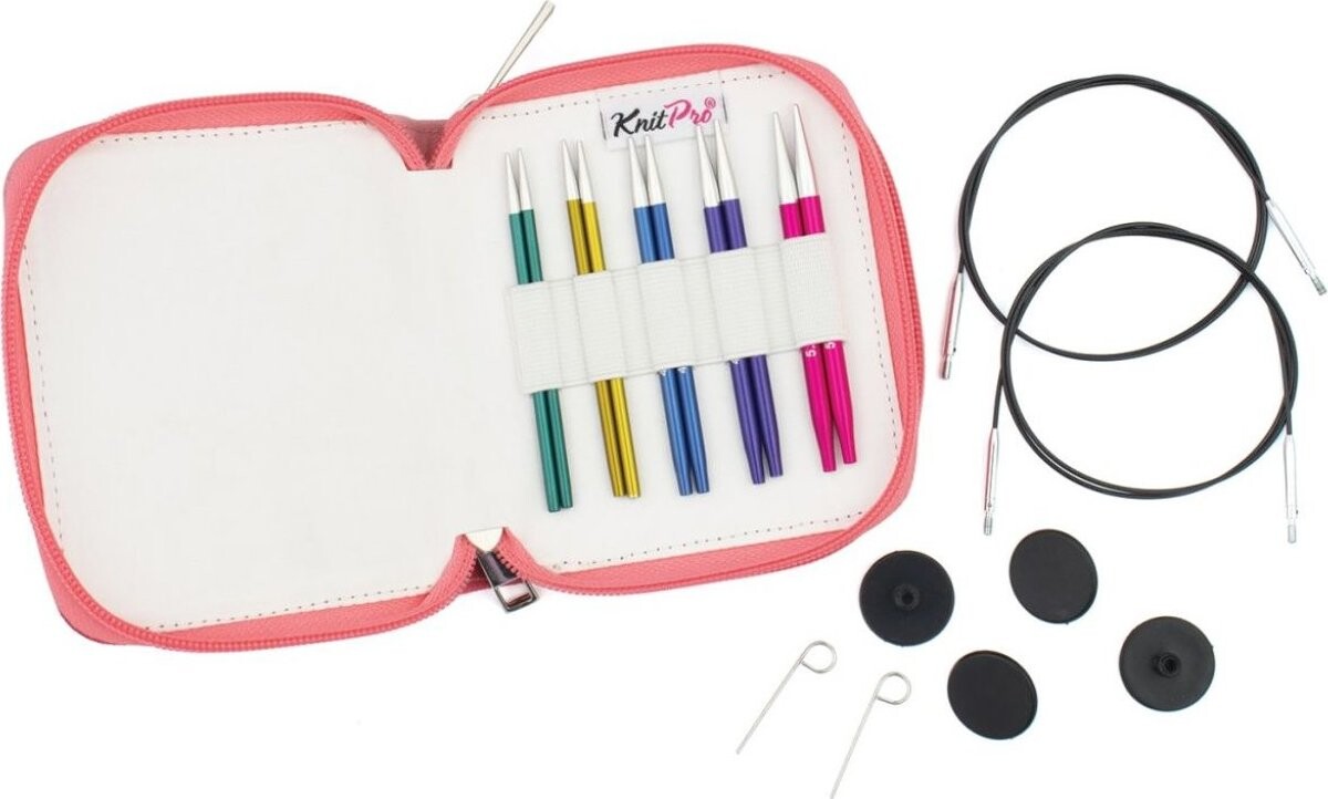 KnitPro ZING starter sada kovových výměnných jehlic 13 cm