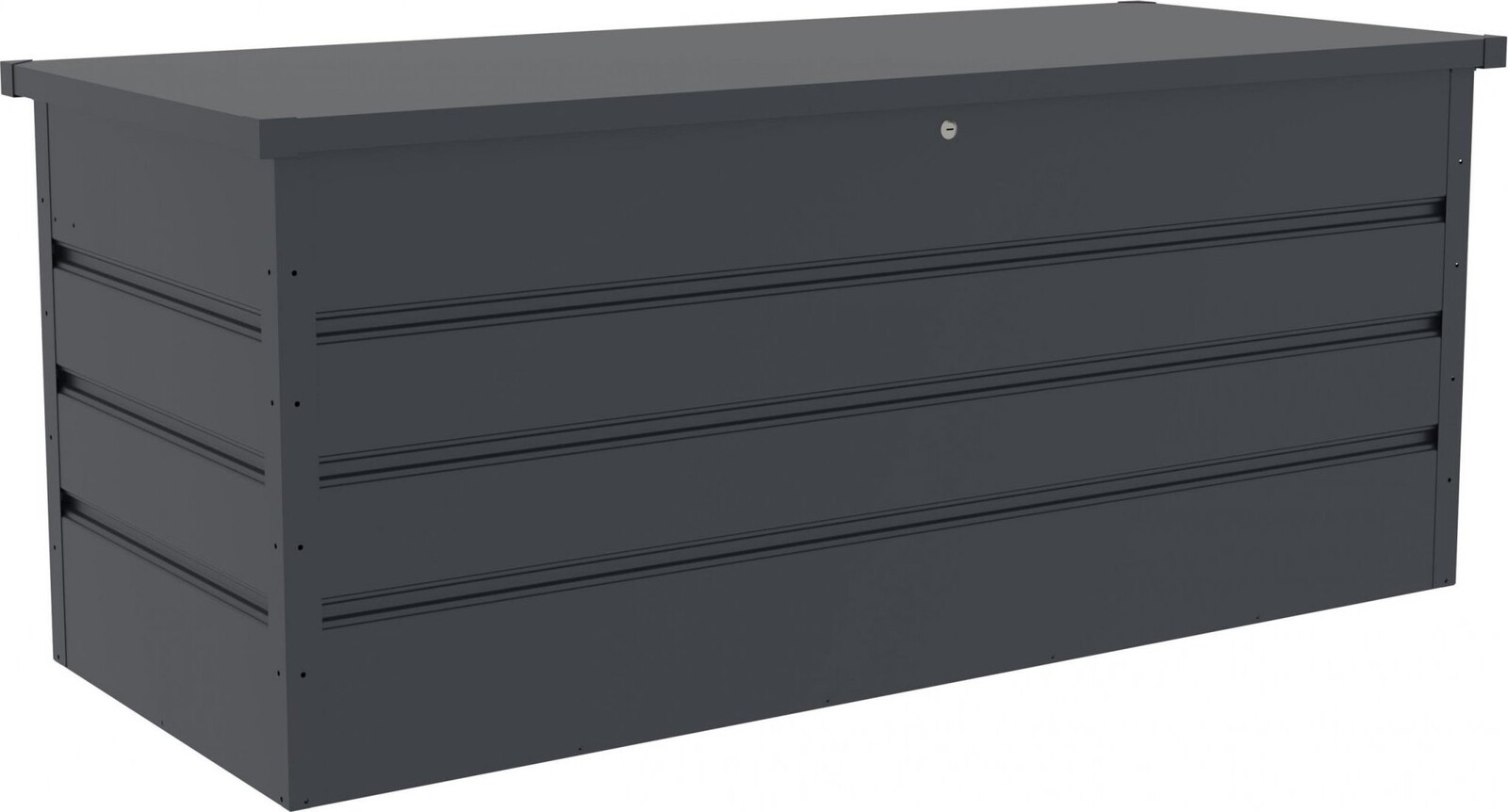 G21 Záhradný úložný box Denver 770l, antracitový plechový