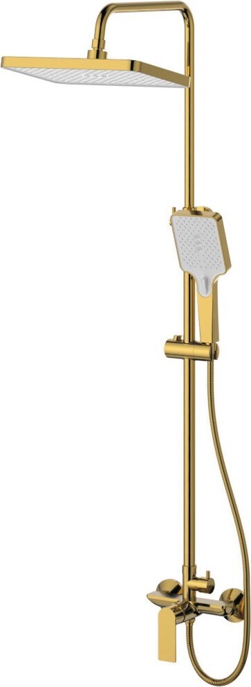 Mixxus Sprchový sloup s baterií Premium Alex 003-J, brushed gold