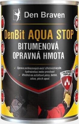 Den Braven – Strešný bitúmenový tmel AQUA STOP 1 kg DenBit