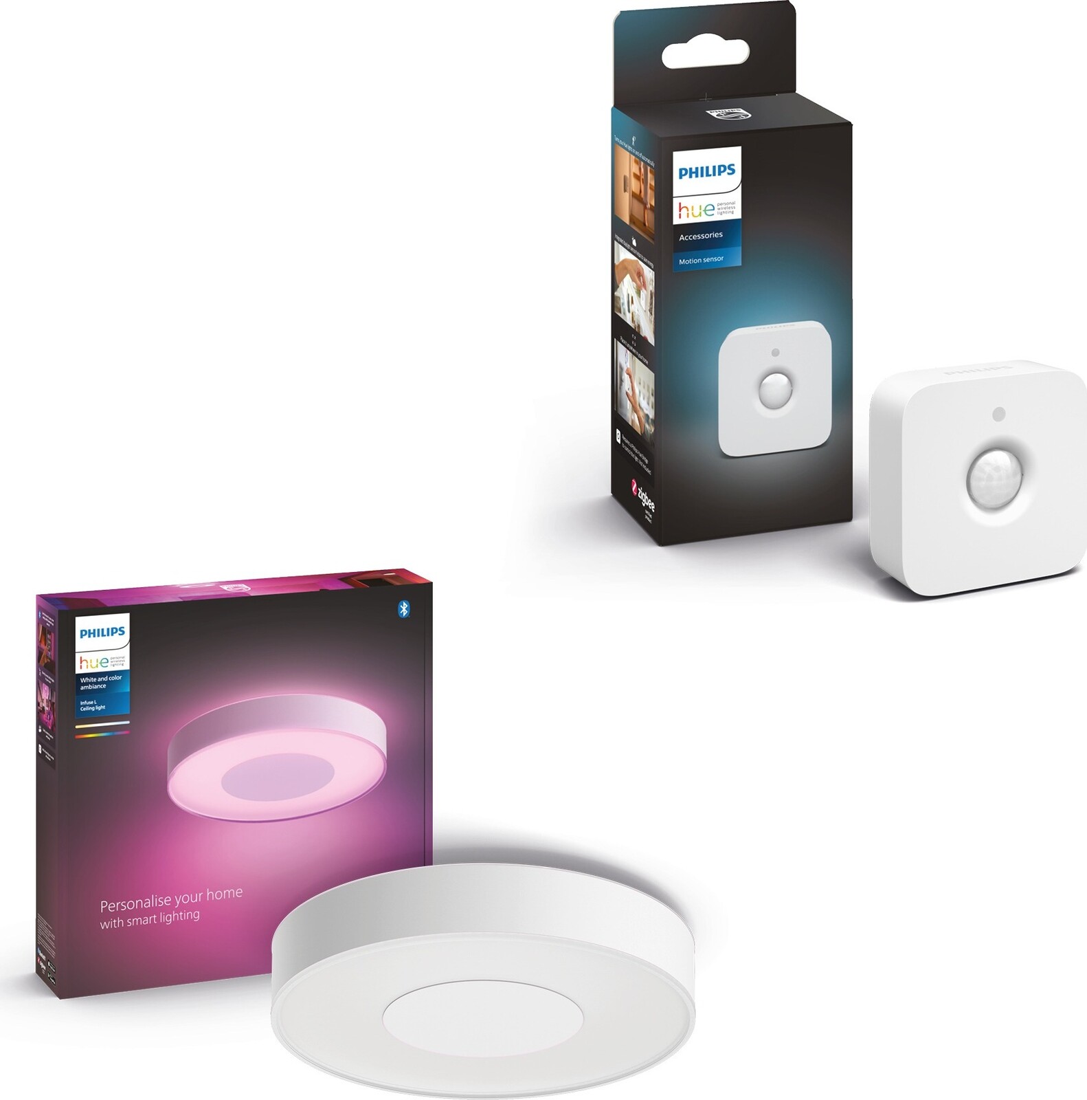 Philips Hue Infuse M stropné biele + Hue Motion Sensor