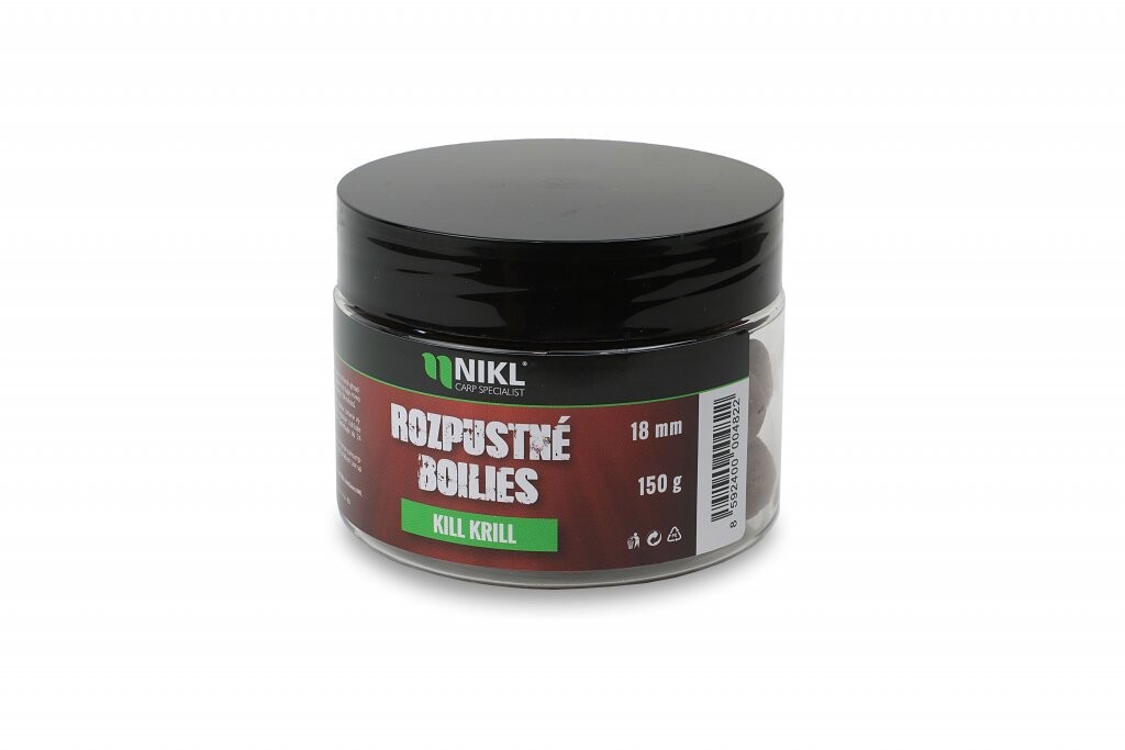 Nikel Rozpustné boilies Kill Krill 150 g 24 mm