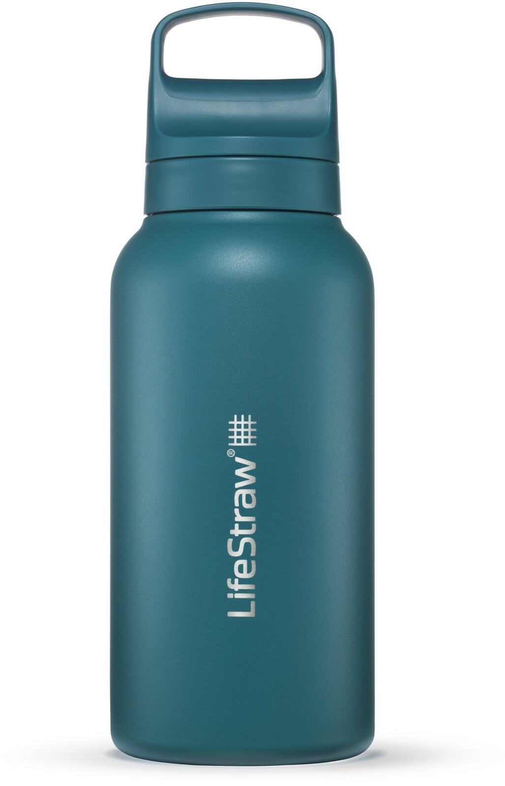 LifeStraw Go 2.0 nehrdzavejúca filtračná fľaša na vodu, 1 l, lagúnová tyrkysová