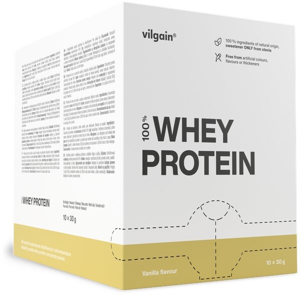 Vilgain Whey Protein 300 g (10 × 30 g) vanilla