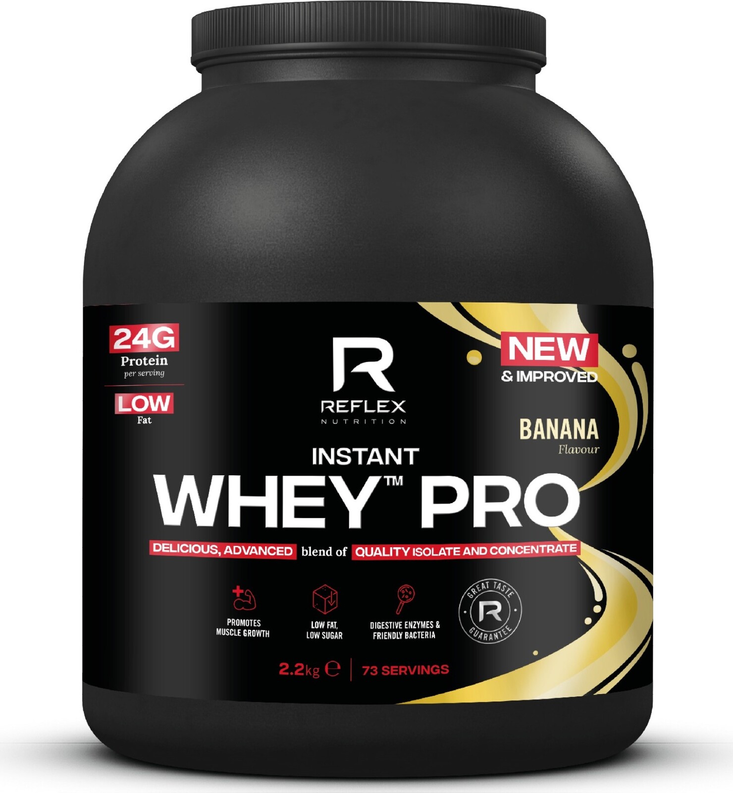 Reflex Instant Whey PRO 2200 g, banán