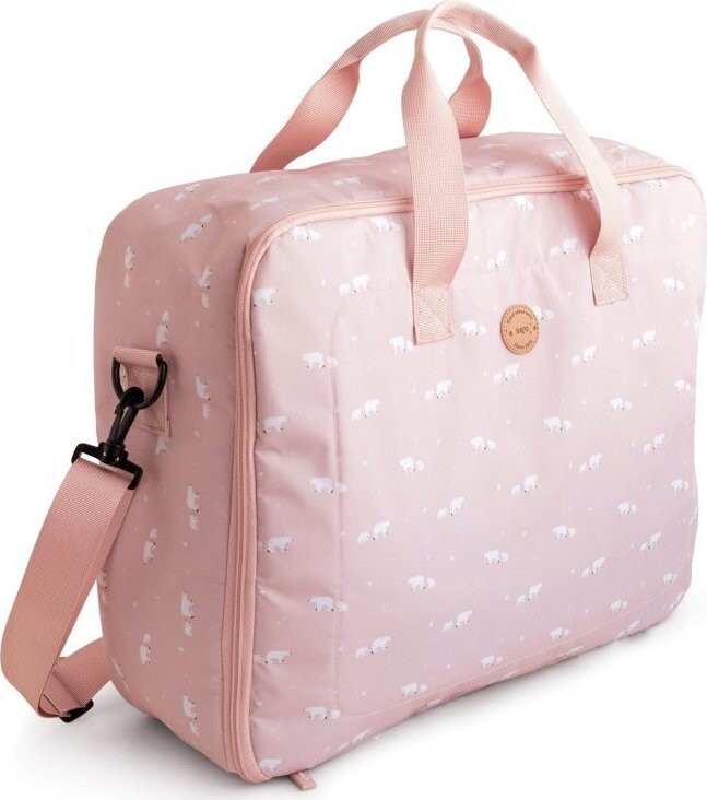 Saro Baby Dětský látkový kufr Polaris Pink
