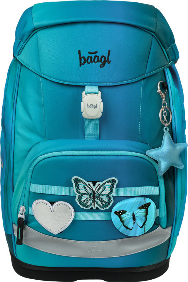 BAAGL Školský batoh Airy Plus Butterfly GRS
