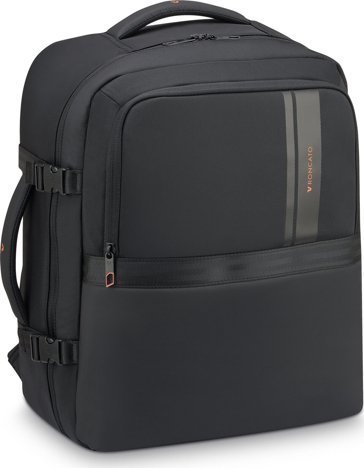 Roncato Metropolitan čierny 45 × 36 × 20 cm