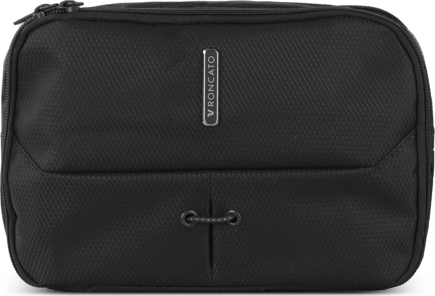 Roncato toaletná taška Ironik 2.0 čierna 25 × 16 × 9 cm
