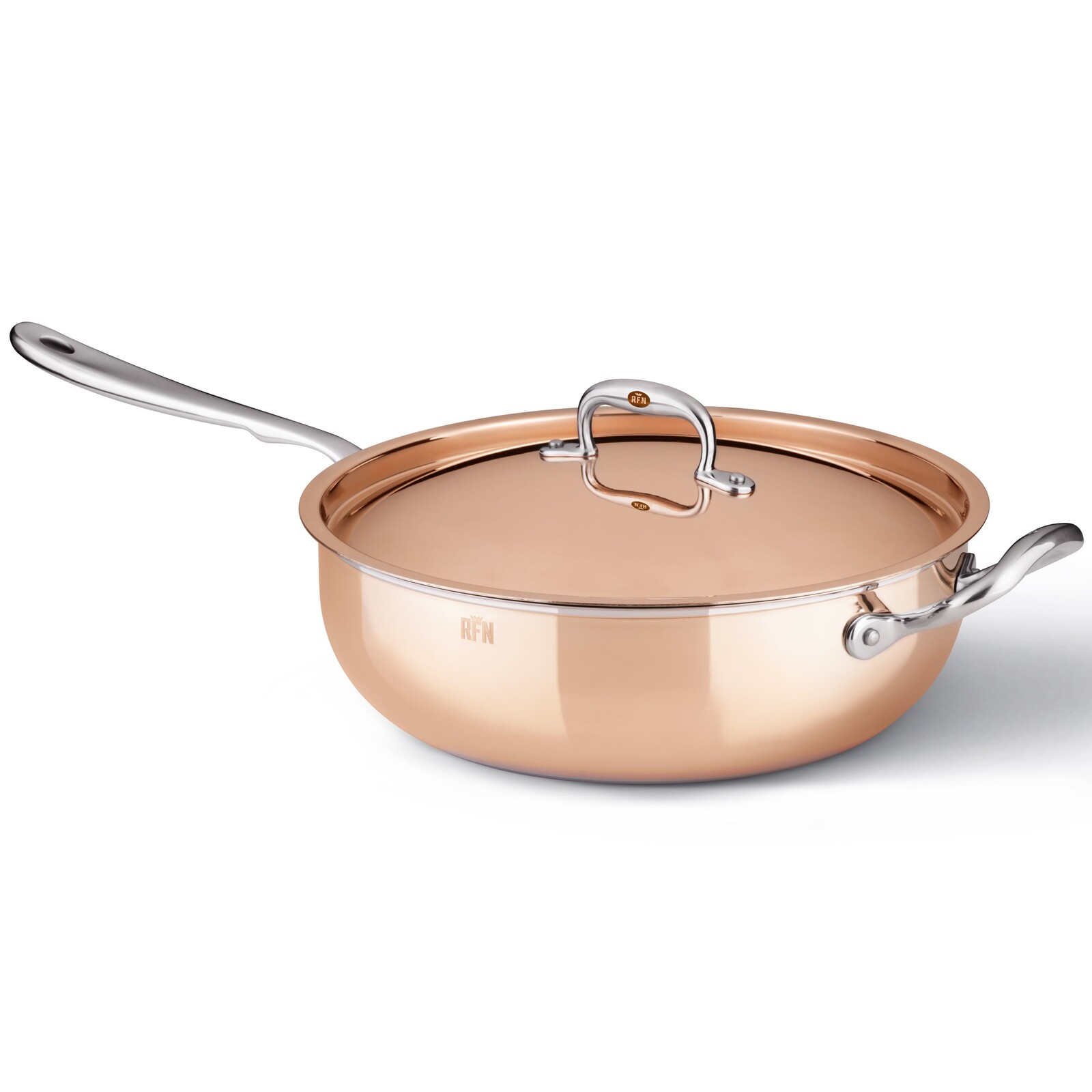 Panvica na soté CON CLASSE 28 cm, meď, Ruffoni