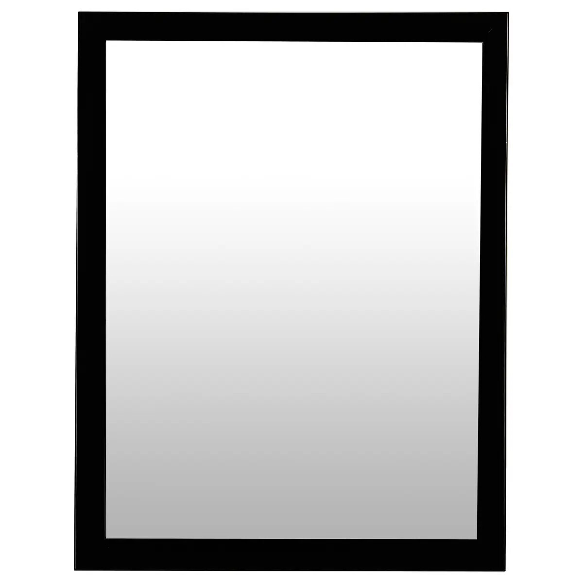 Koupelnové zrcadlo BASIC 34x44 cm černé