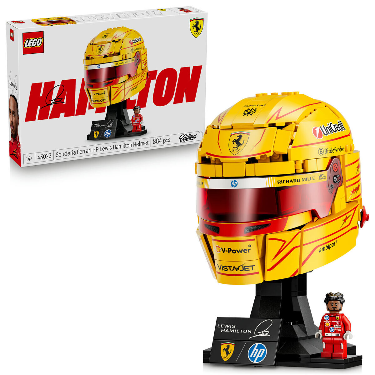 LEGO® Editions 43022 Helma Lewis Hamilton zo Scuderia Ferrari HP