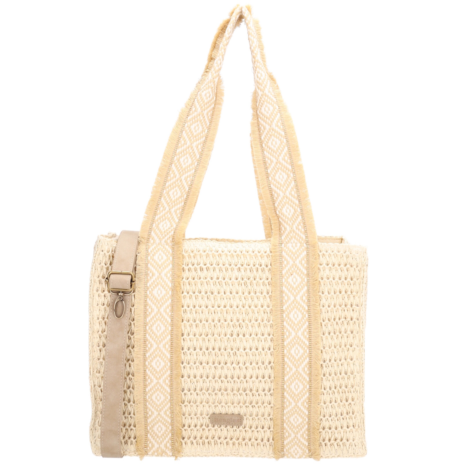 Dámska shopper taška Beagles Ibiza - light natural