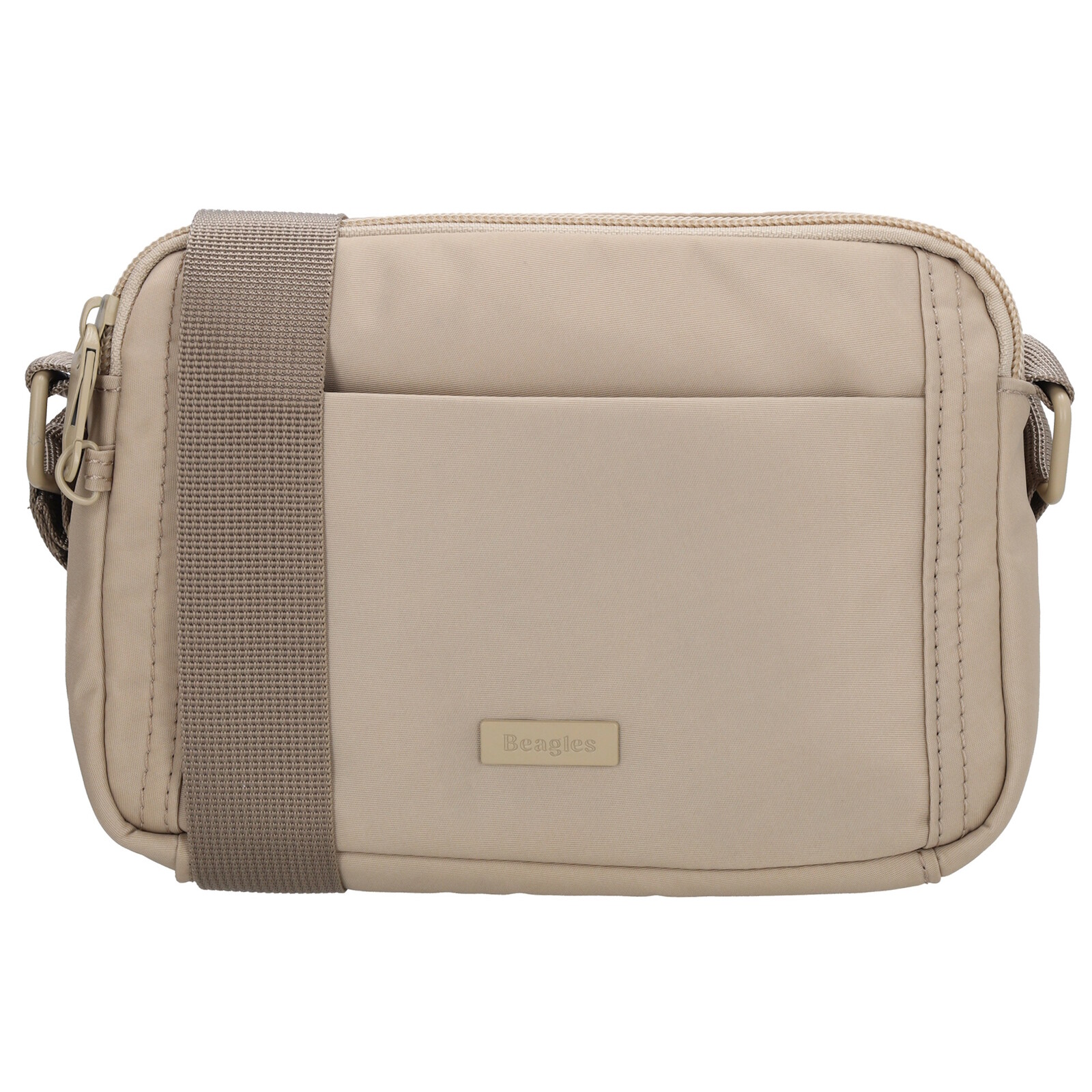 Dámska crossbody kabelka Beagles Duomo - Light Taupe - 20 cm